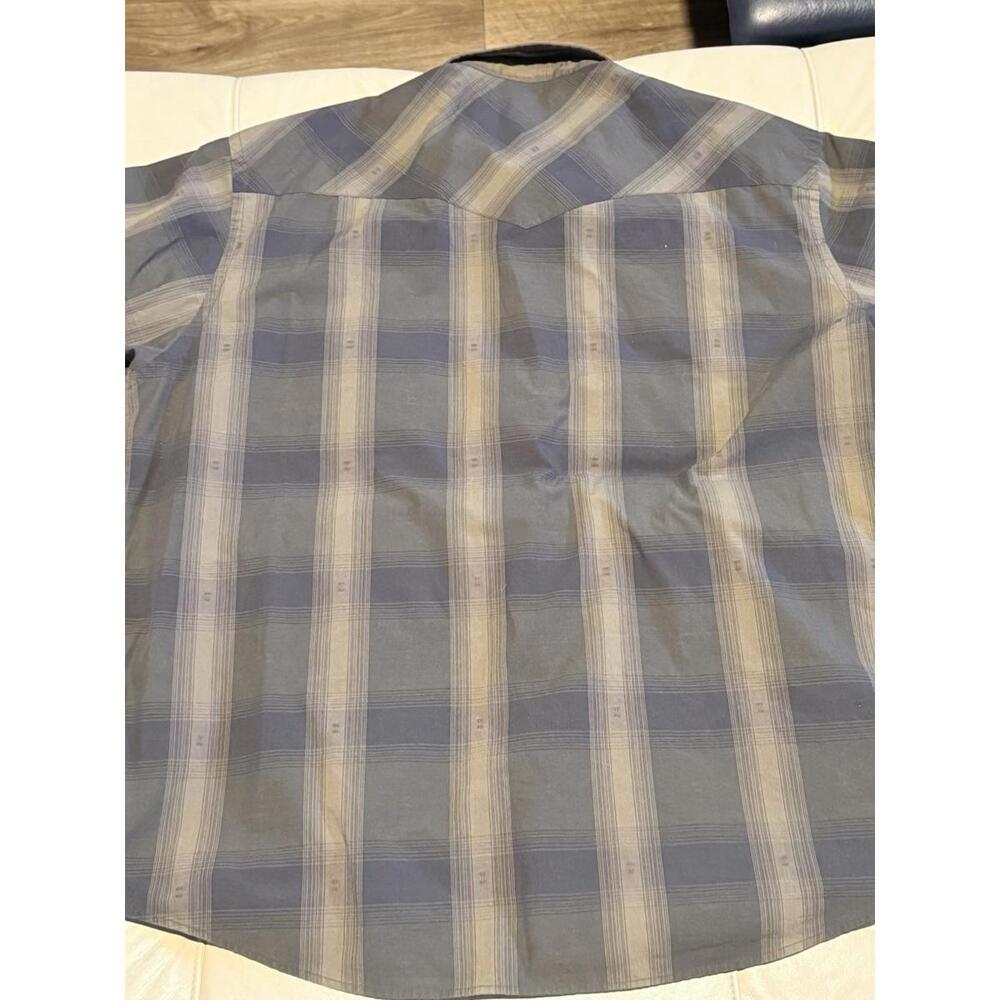 Pendleton Frontier Shirt Western Pearl Snap Men’s XXL Neutral Beige Plaid - Picture 9 of 9